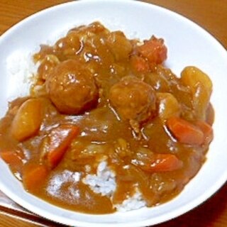 冷凍肉団子カレー